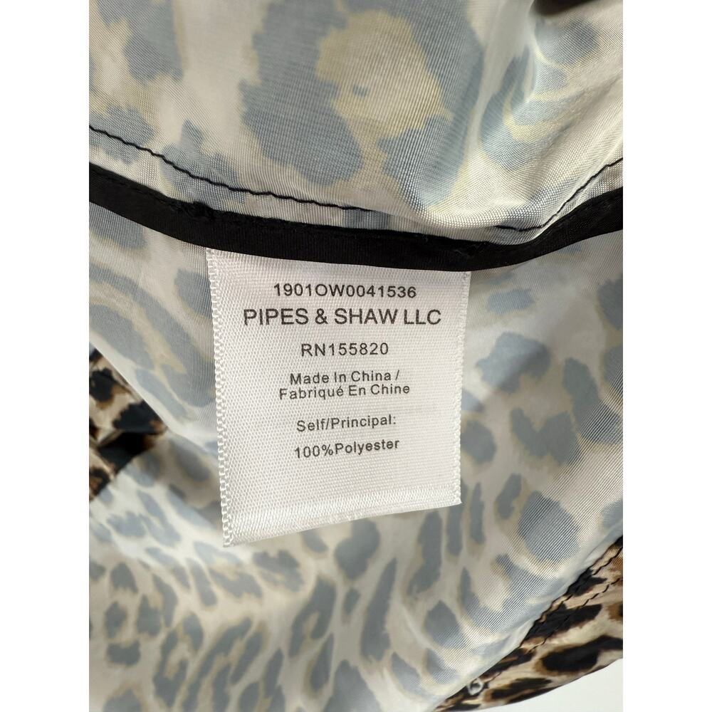 Veronica Beard Sibila Leopard Print Anorak Jacket Brown Multi Size S Hooded - Picture 13 of 15
